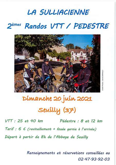 Affiche de 3ème rando La SULLIACIENNE (2ème  édition) à Seuilly