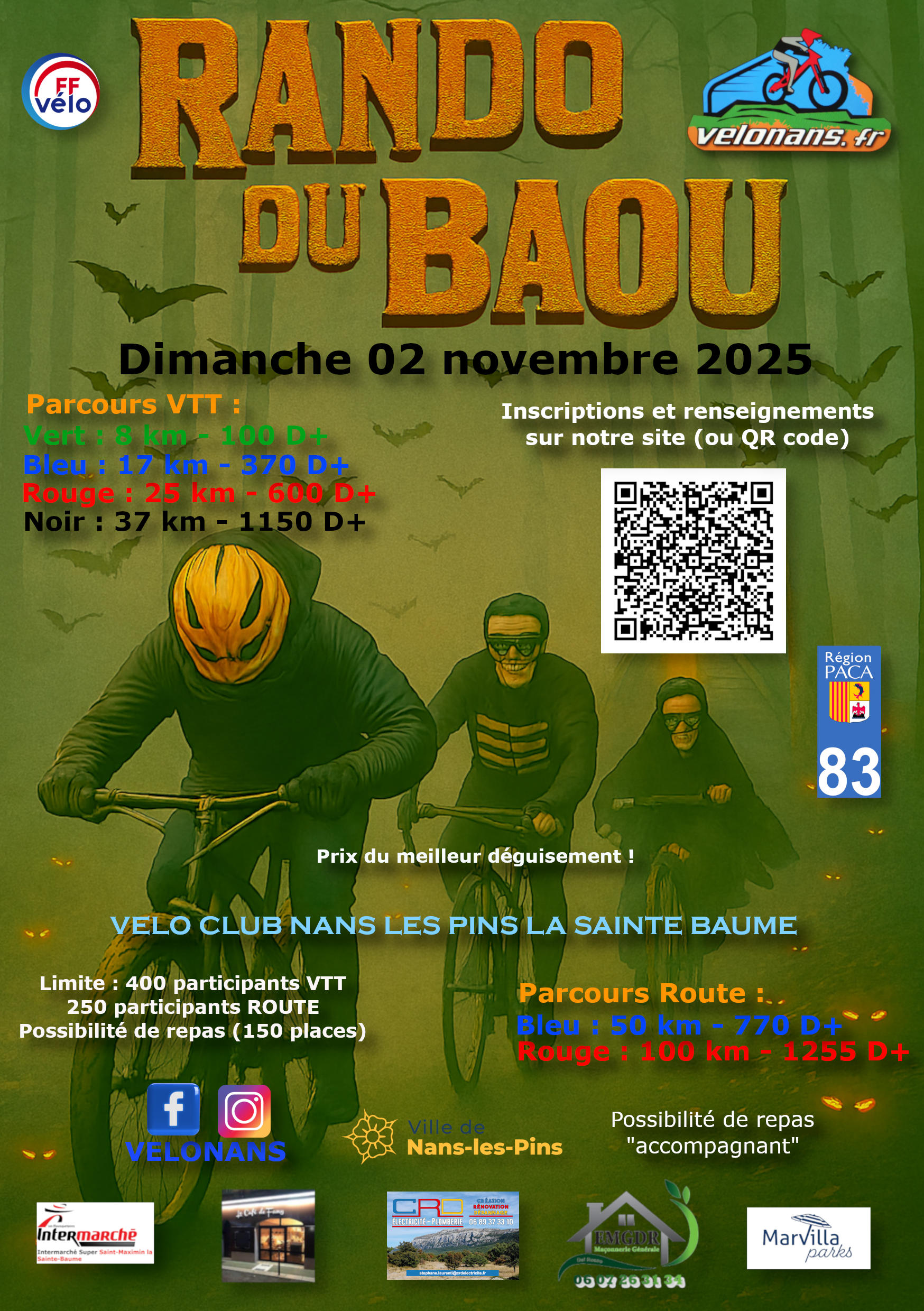 Affiche de La 3ème RANDO DU BAOU à Nans-les-Pins