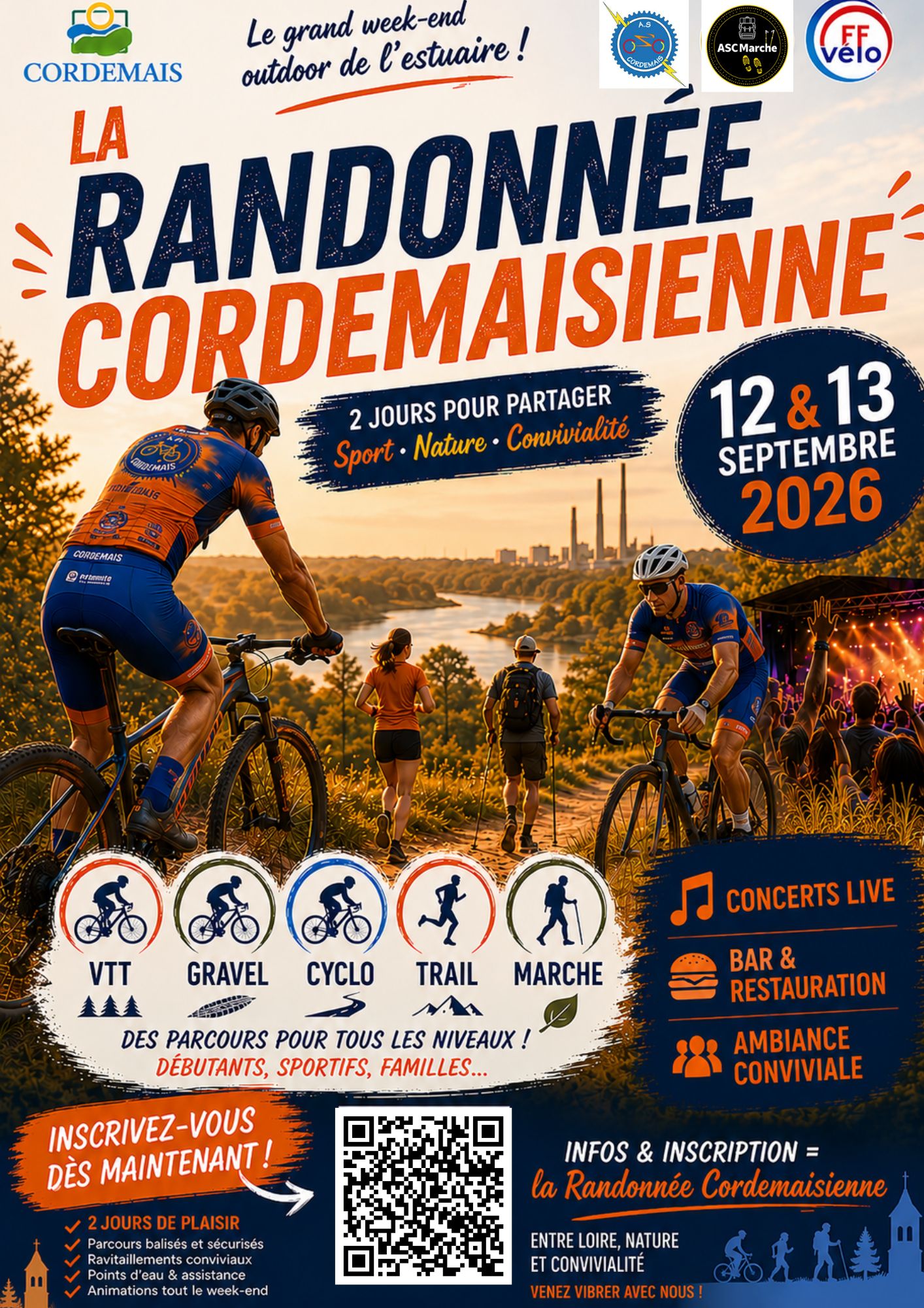 Affiche de La Randonnée Cordemaisienne à Cordemais