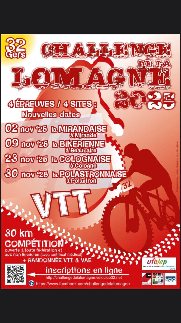 Affiche de Une randonnée VTT à Polastron