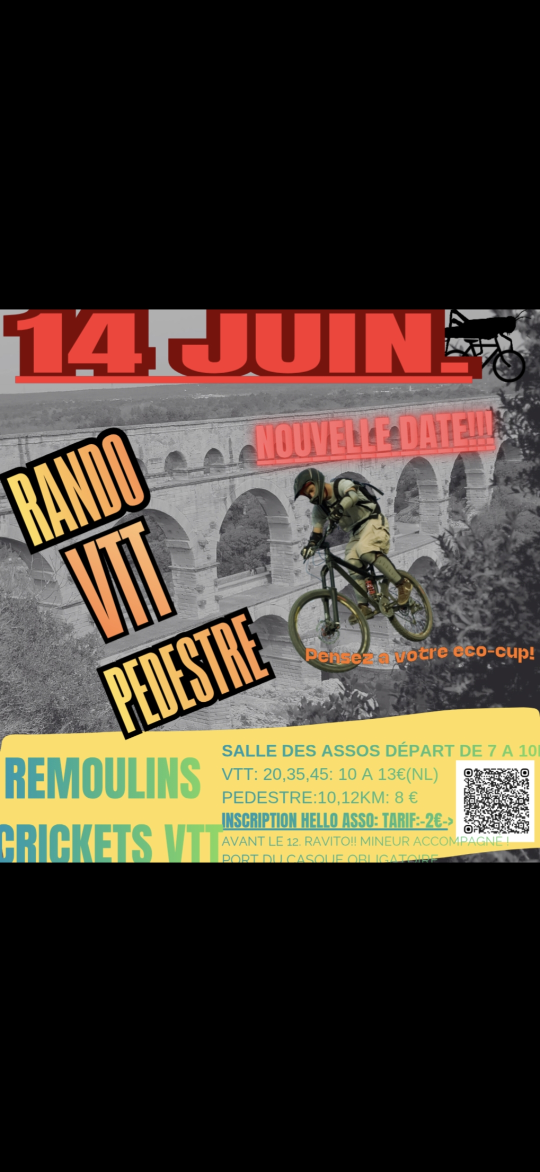 Affiche La 24ème RANDO DU PONT DU GARD 2026