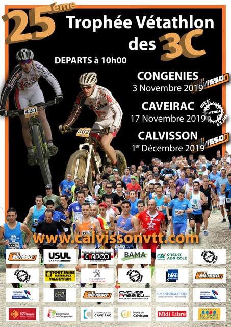 Affiche de Trophée des 3C - Congénies (25ème  édition) à Congéniès