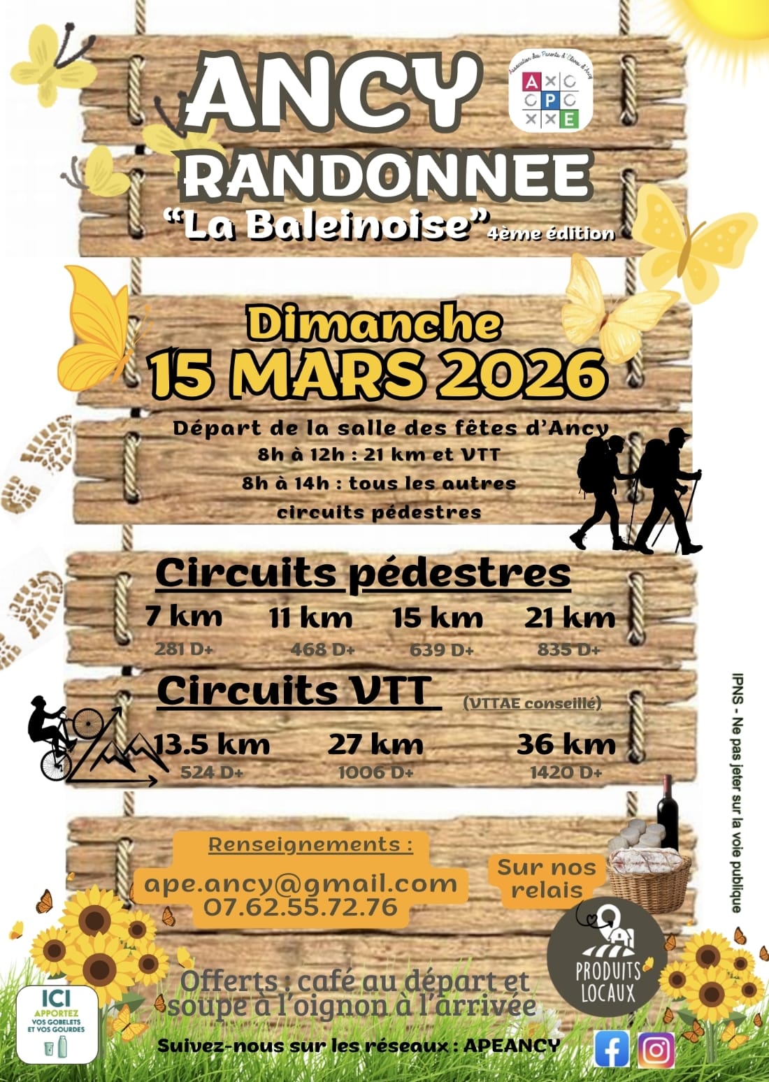 Affiche de Une randonnée VTT (4ème édition) à Ancy