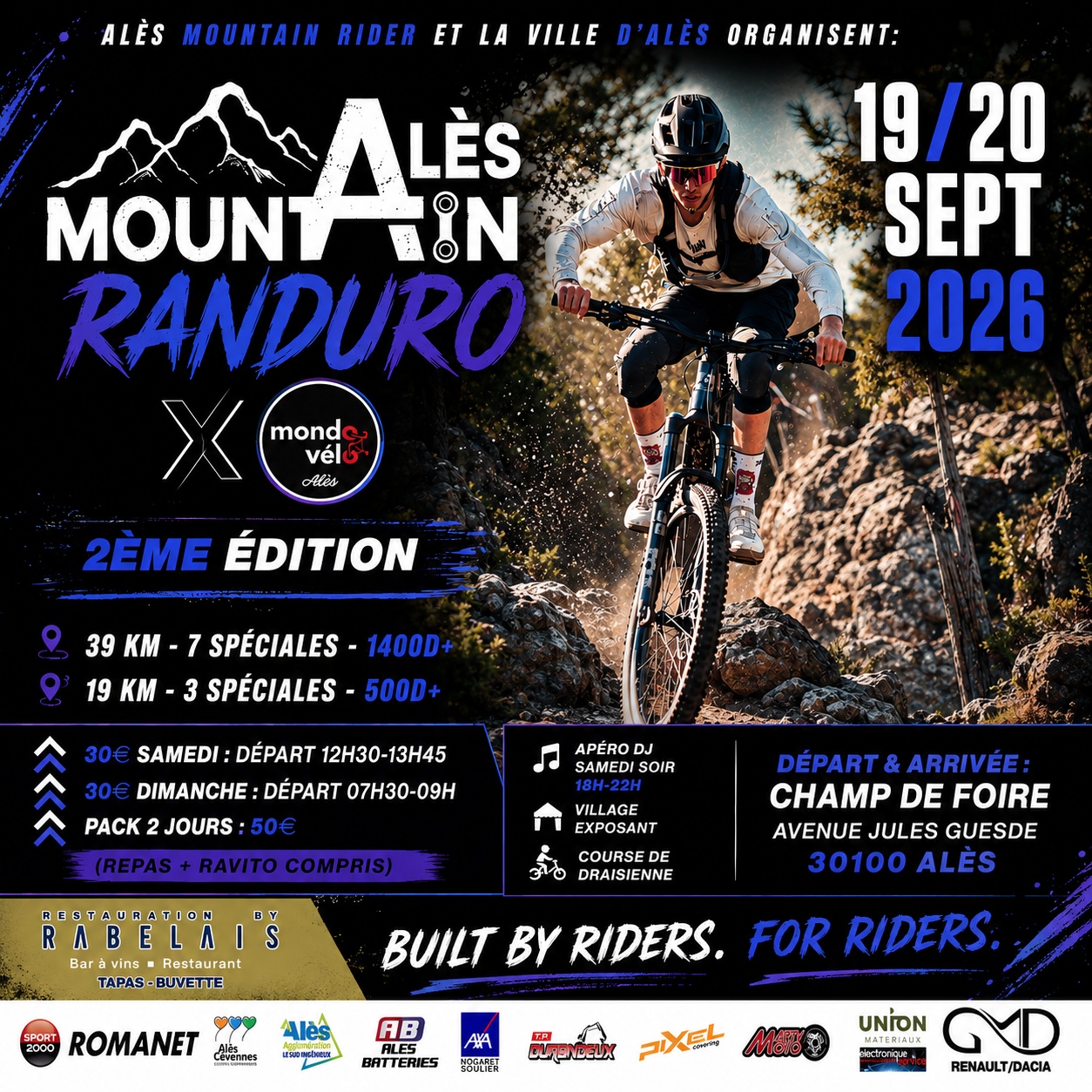Affiche de Ales mountain randuro (2ème édition) à Alès