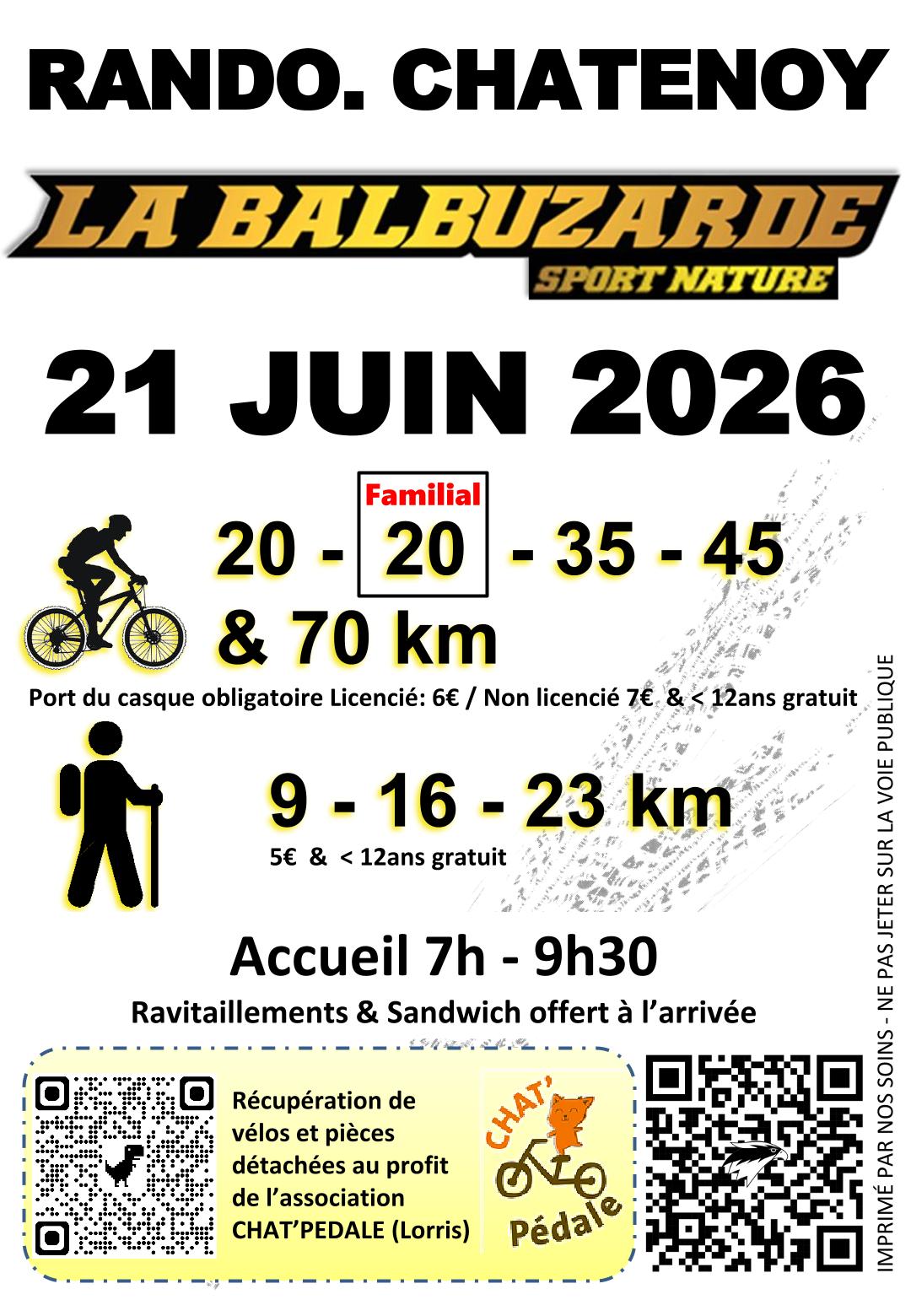 Affiche de La Balbuzarde à Châtenoy