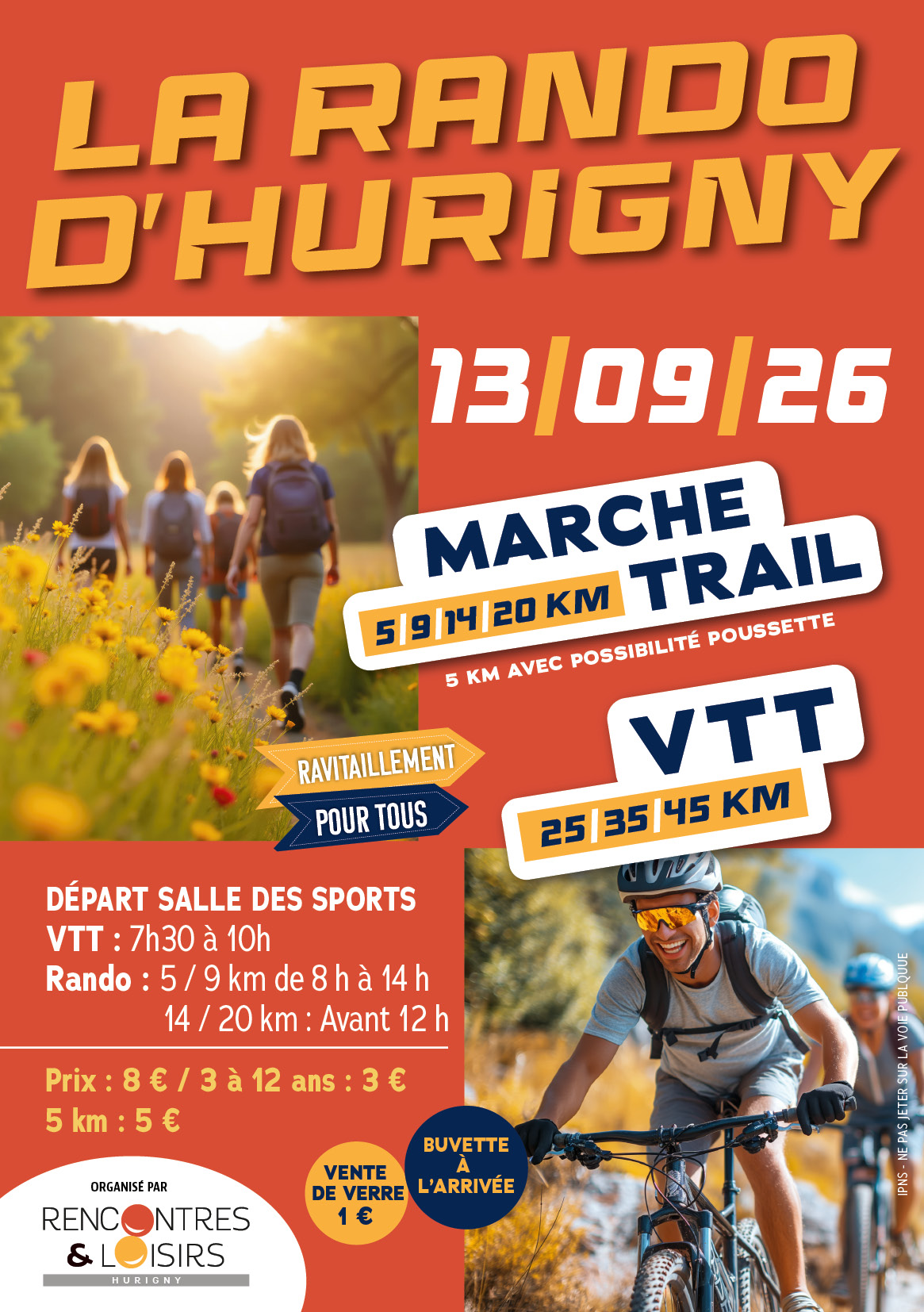 Affiche de LA RANDO D'HURIGNY à Hurigny