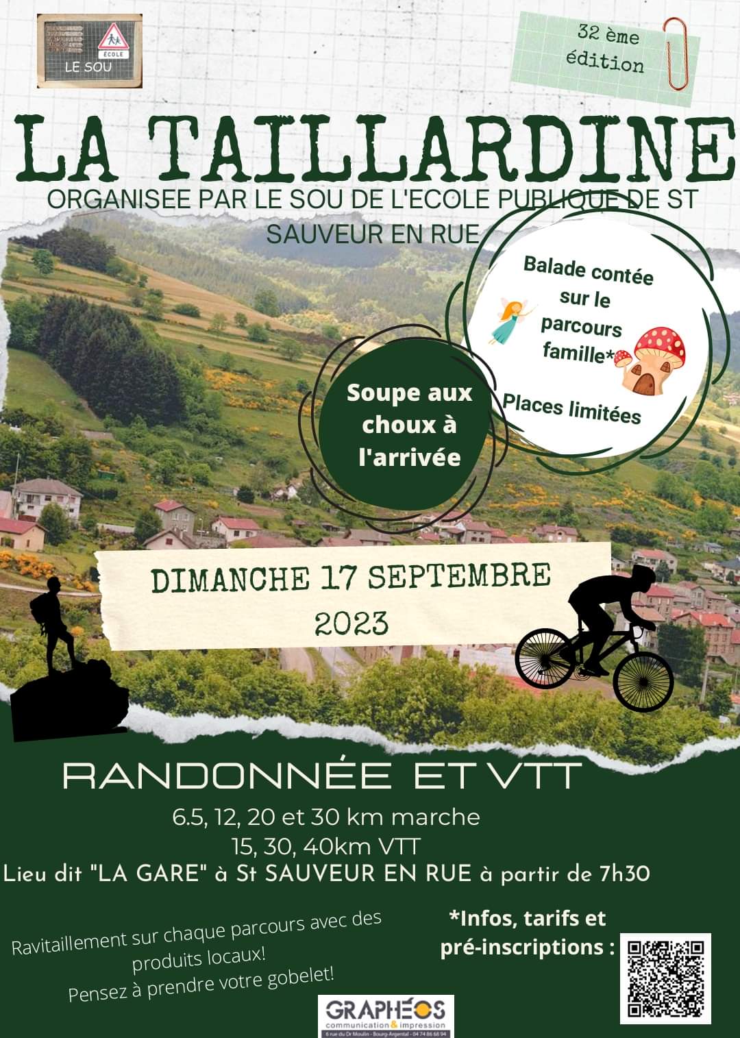 Affiche de La 32ème Taillardine à Saint-Sauveur-en-Rue
