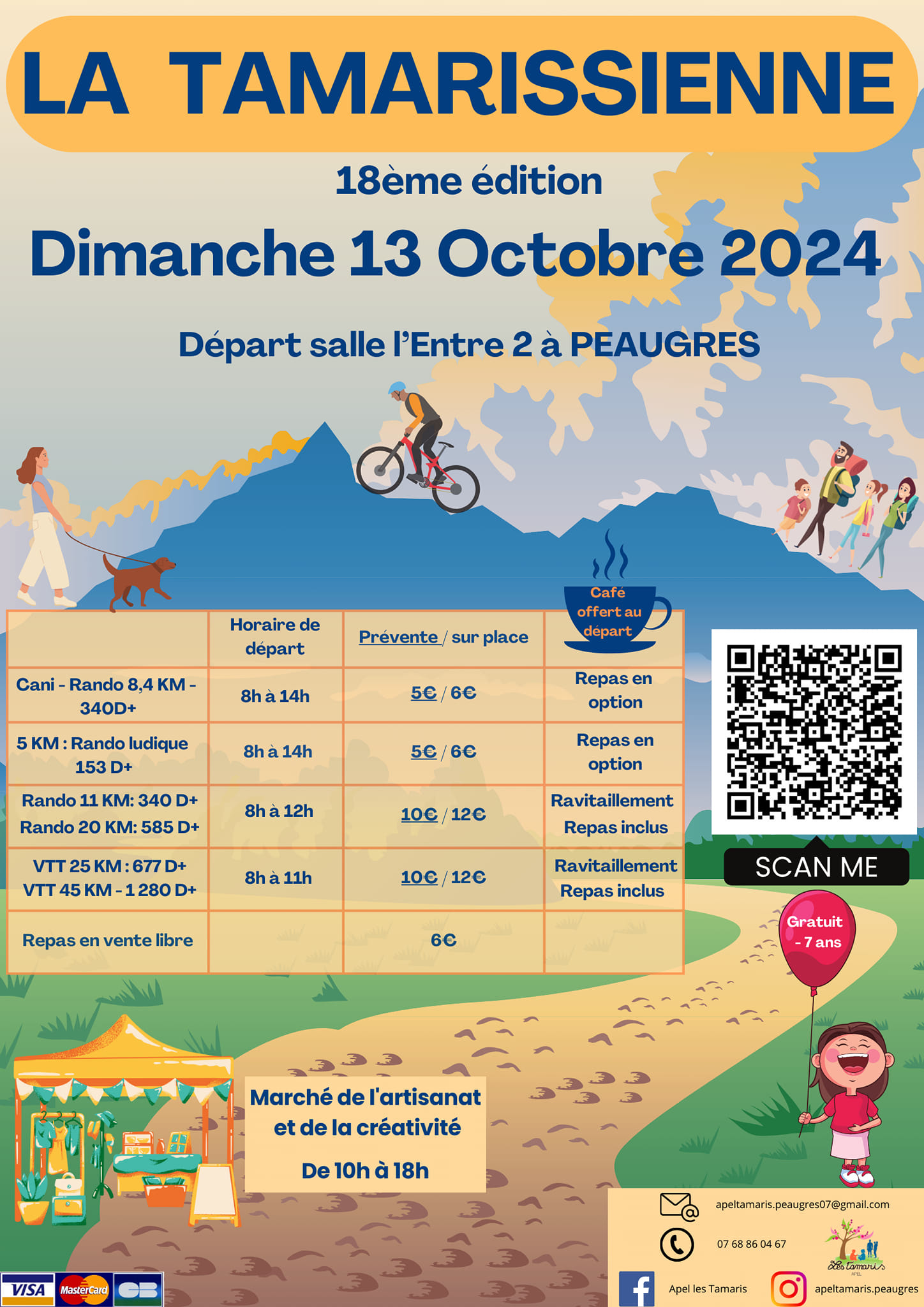 Affiche de La 18ème TAMARISSIENNE à Peaugres